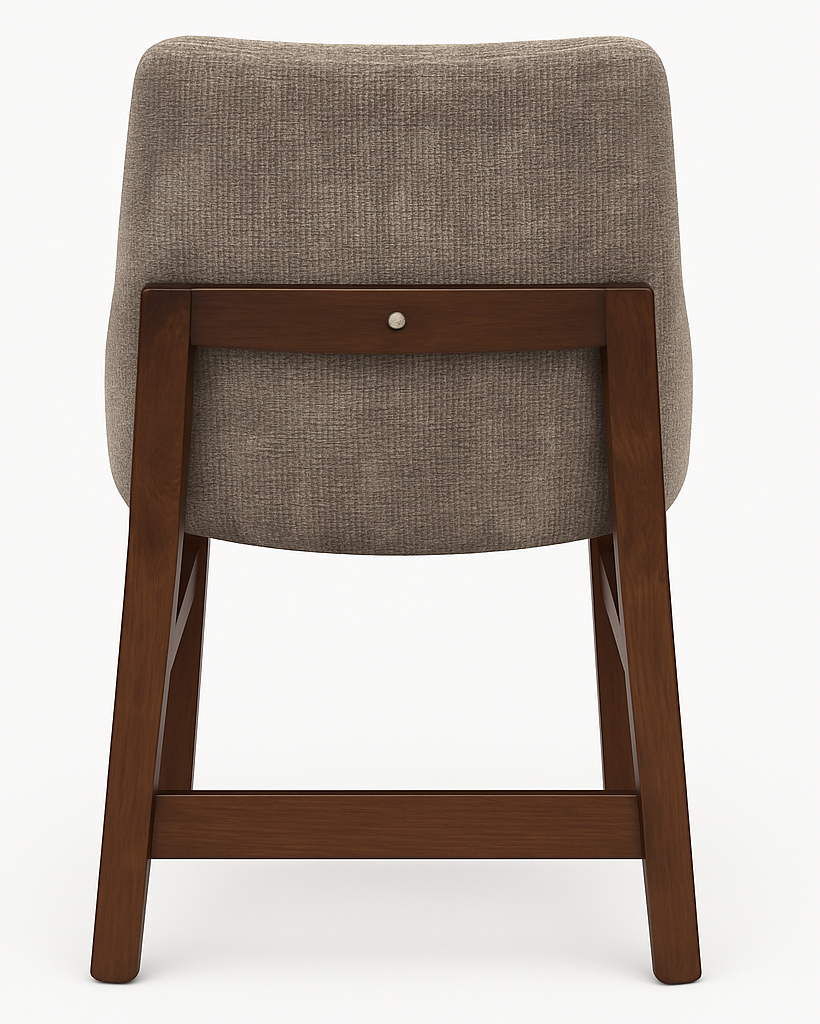 Comedor Milano en cuarcita Ocean Blue con 6 sillas tapizadas