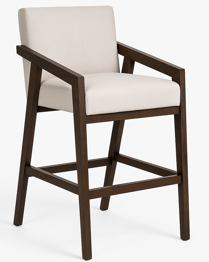 Banco Alto “Aria” – Chocolate & Marfil