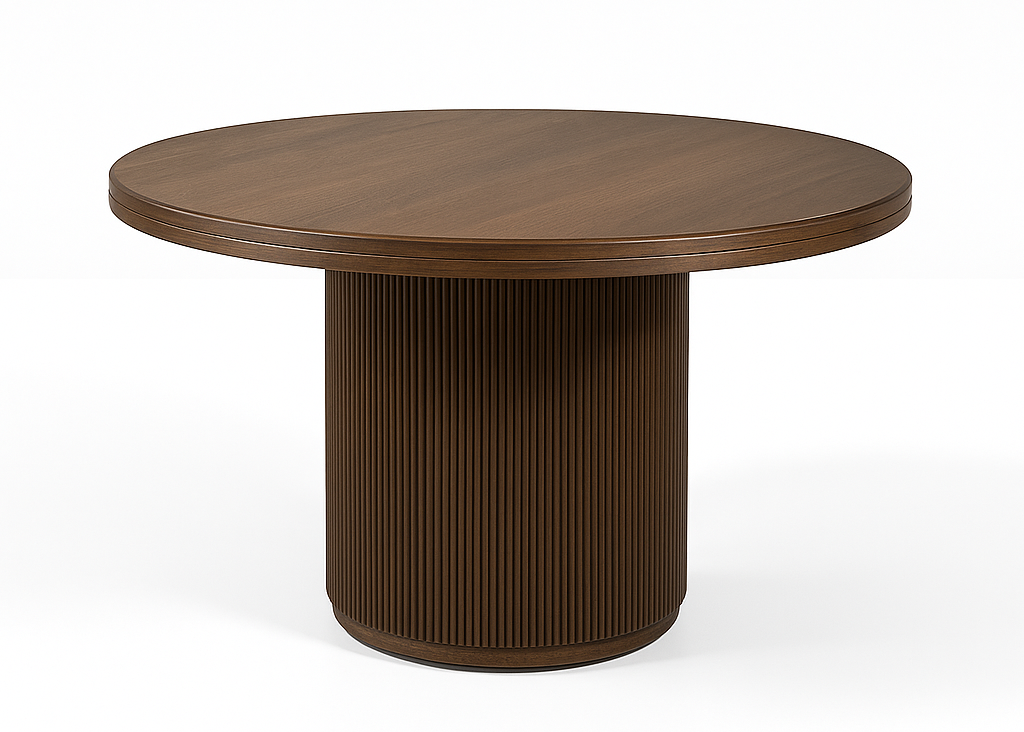 Comedor Lisa en madera con 4 sillas tapizadas