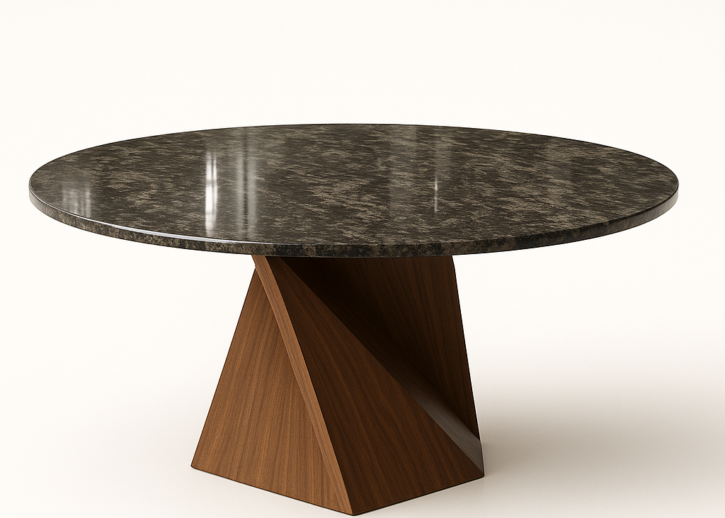Mesa de Comedor Redondo "Aurora Eclipse"