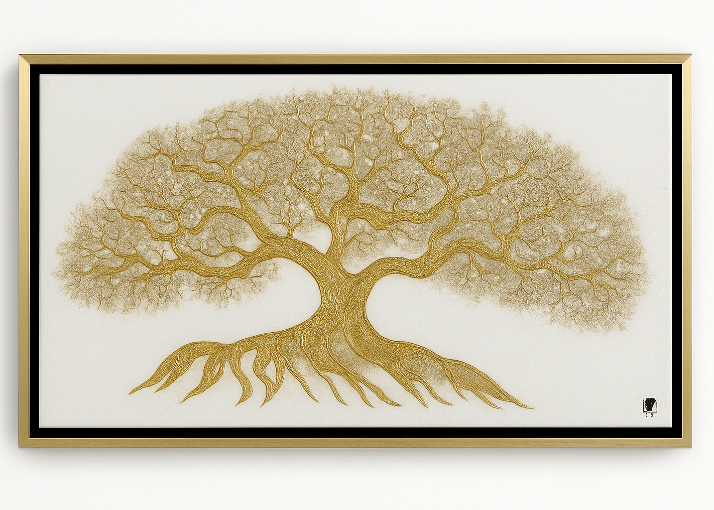 BCA — Cuadro Árbol de la Vida Dorado
