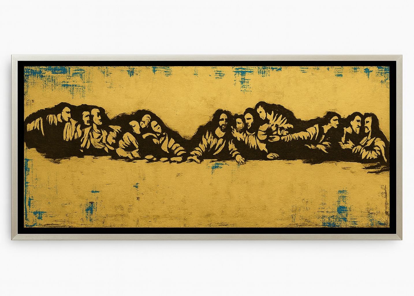 Cuadro La Última Cena Dorada