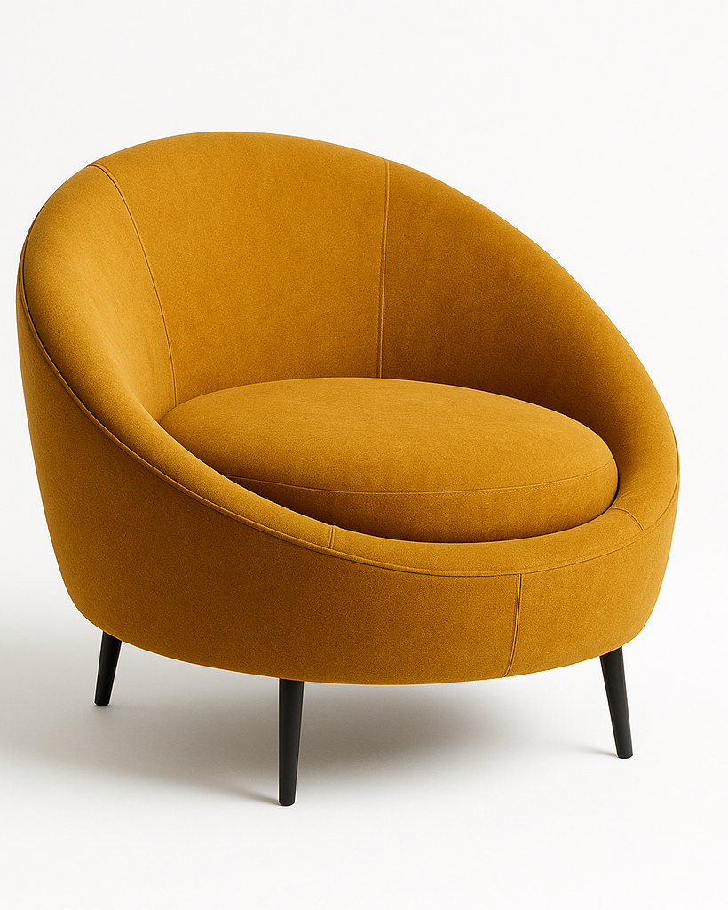 Sillón Gabriel Oro Mostaza