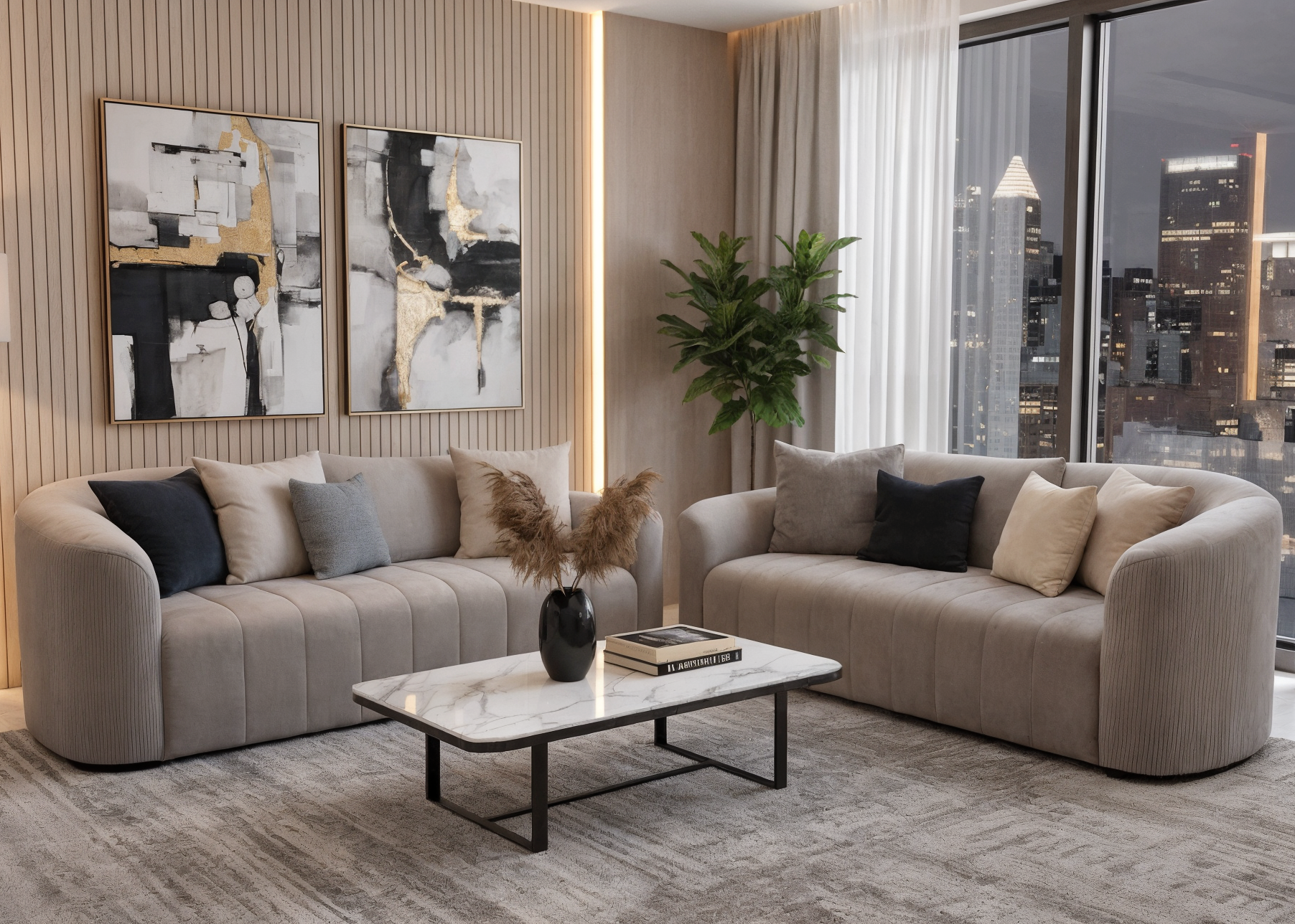 Sala Angela — Colección Contemporánea Premium (2 Piezas)